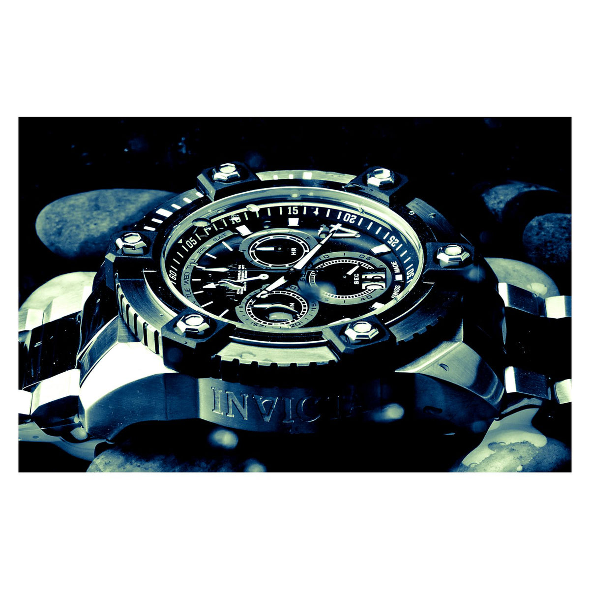 RELOJ  PARA HOMBRE INVICTA RESERVE 0338 - ACERO, GUNMETAL