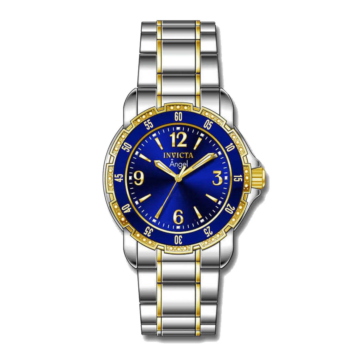 RELOJ  PARA MUJER INVICTA ANGEL 0548 - ACERO, ORO