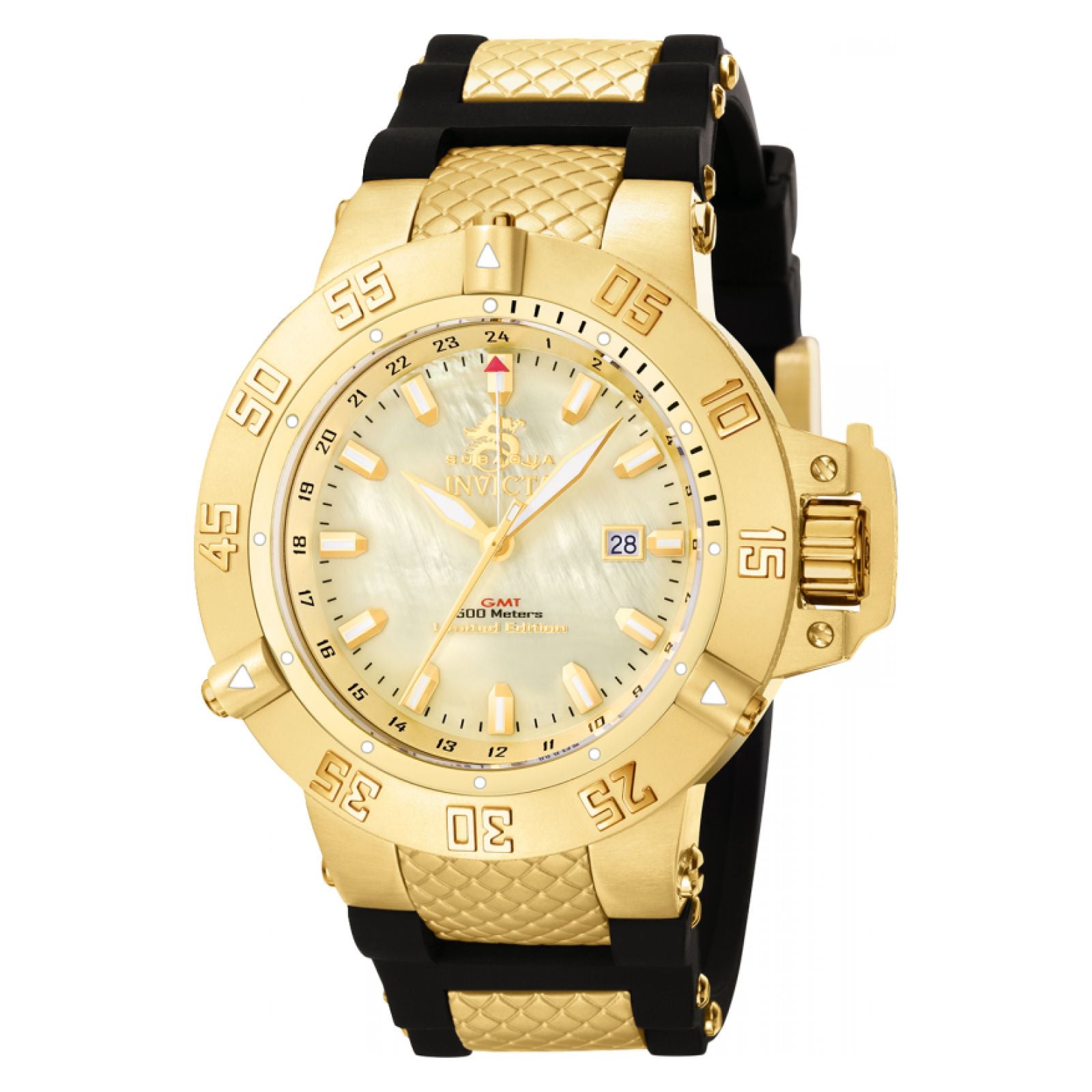 RELOJ DEPORTIVO PARA HOMBRE INVICTA SUBAQUA 0738 - ORO NEGRO