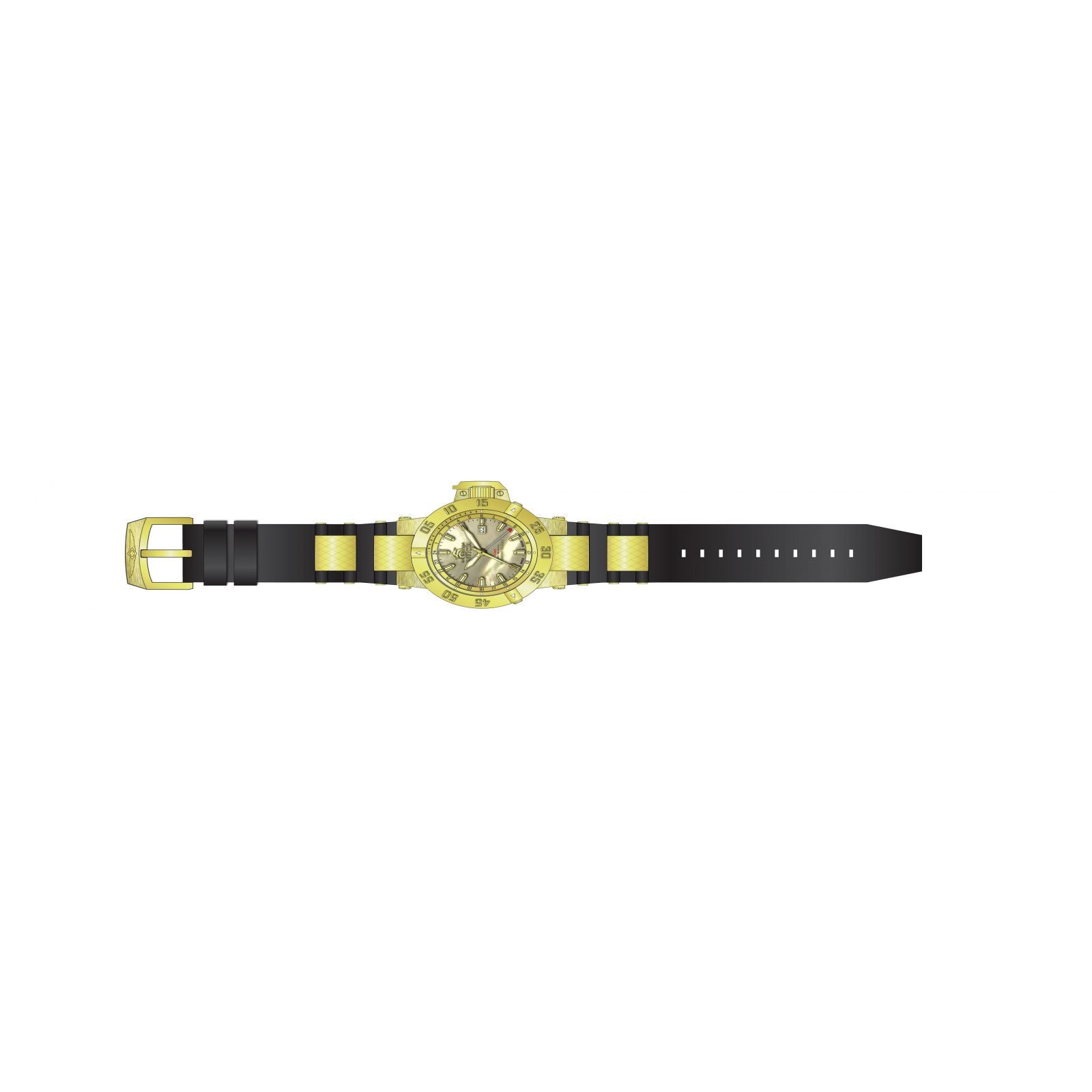 RELOJ DEPORTIVO PARA HOMBRE INVICTA SUBAQUA 0738 - ORO NEGRO