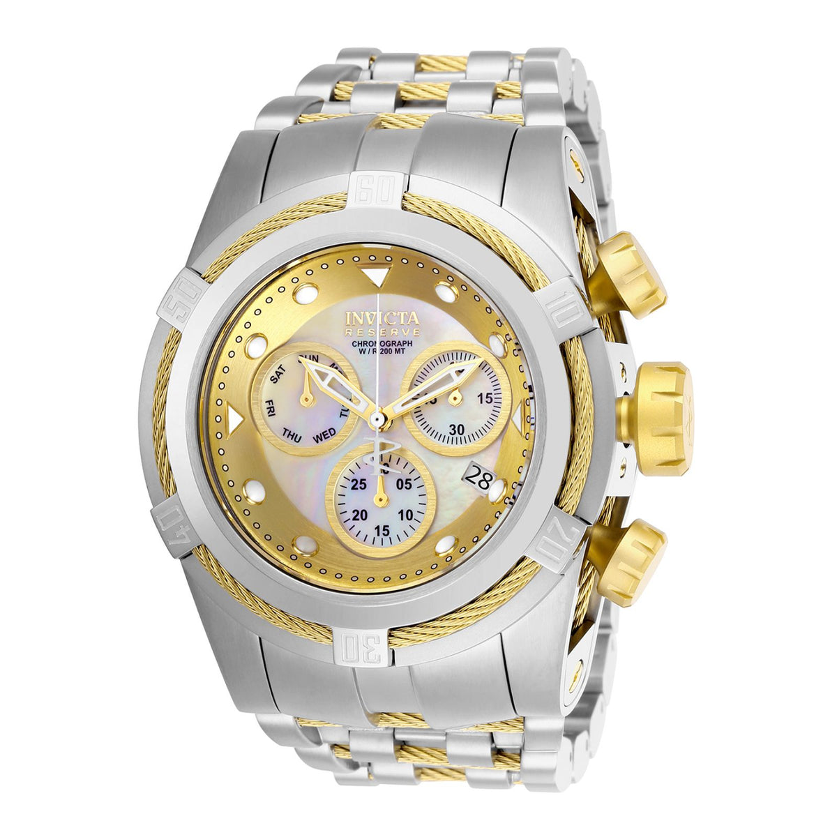 RELOJ  PARA HOMBRE INVICTA RESERVE 0822 - ACERO, ORO