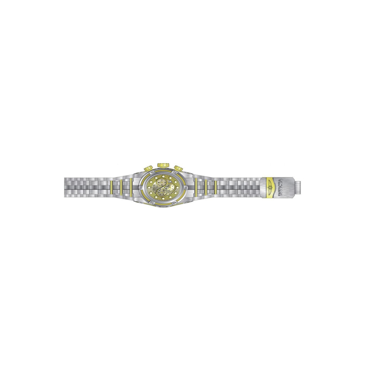 RELOJ  PARA HOMBRE INVICTA RESERVE 0822 - ACERO, ORO