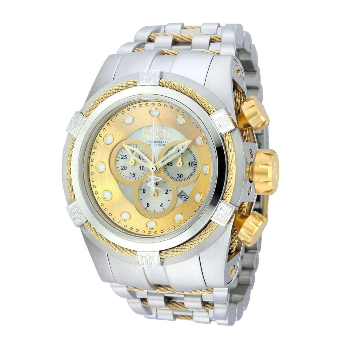 RELOJ  PARA HOMBRE INVICTA RESERVE 0822 - ACERO, ORO