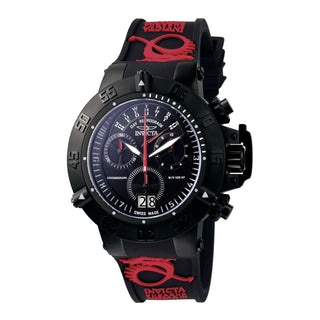RELOJ DEPORTIVO PARA HOMBRE INVICTA SUBAQUA 0877 - NEGRO, ROJO