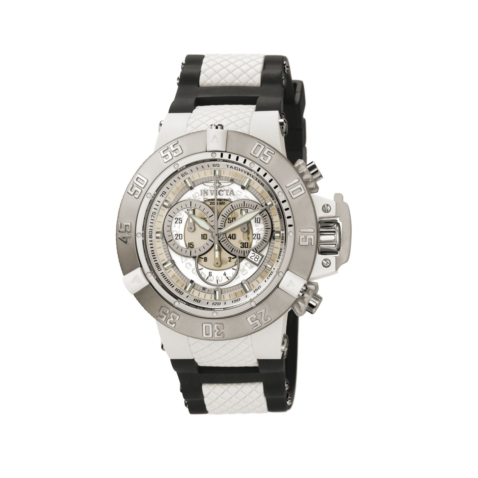 RELOJ DEPORTIVO PARA HOMBRE INVICTA SUBAQUA 924 - BLANCO, TRANSPARENTE