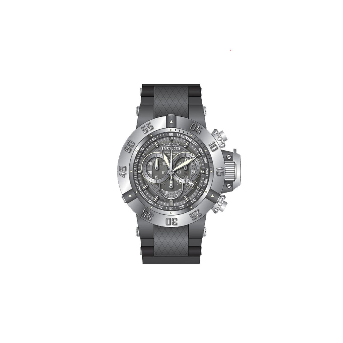 RELOJ DEPORTIVO PARA HOMBRE INVICTA SUBAQUA 0927 - NEGRO, GRIS OSCURO