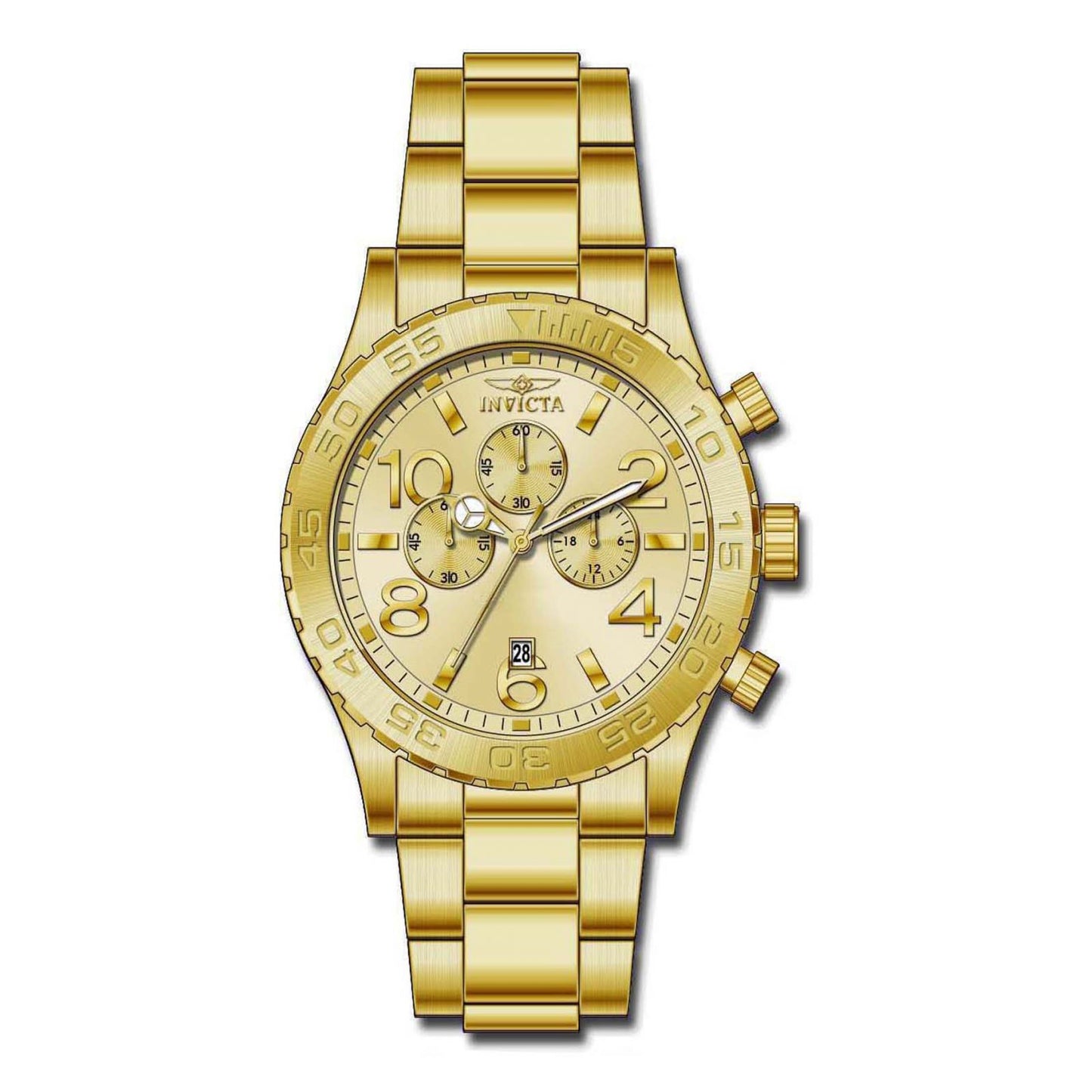 RELOJ CLÁSICO PARA HOMBRE INVICTA SPECIALTY 1270 - ORO