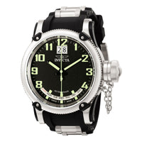 RELOJ  PARA HOMBRE INVICTA RUSSIAN DIVER 1595 - ACERO NEGRO