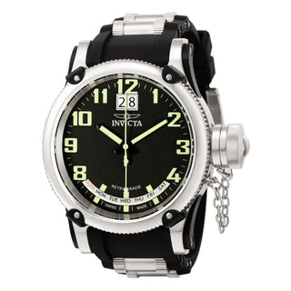 RELOJ  PARA HOMBRE INVICTA RUSSIAN DIVER 1595 - ACERO NEGRO