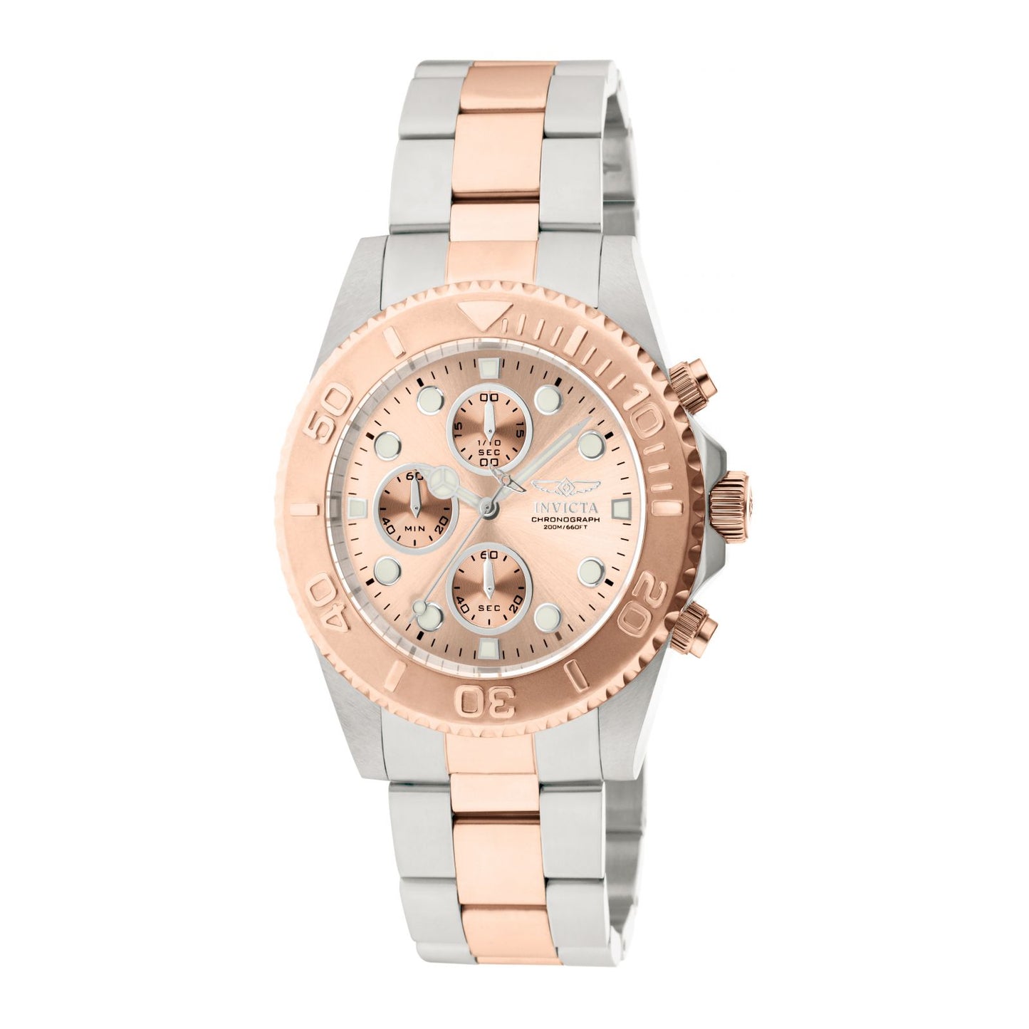 RELOJ  PARA HOMBRE INVICTA PRO DIVER 1775 - ROSA   ORO