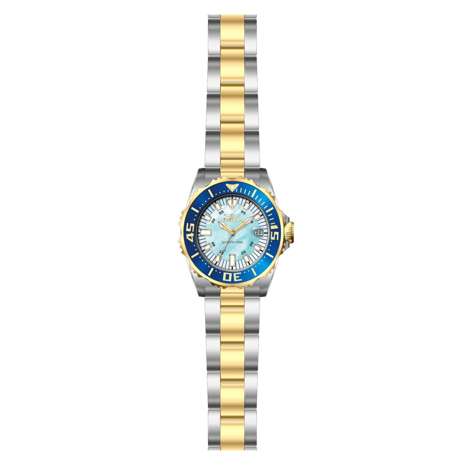 RELOJ  PARA MUJER INVICTA PRO DIVER 2961 - ACERO DORADO