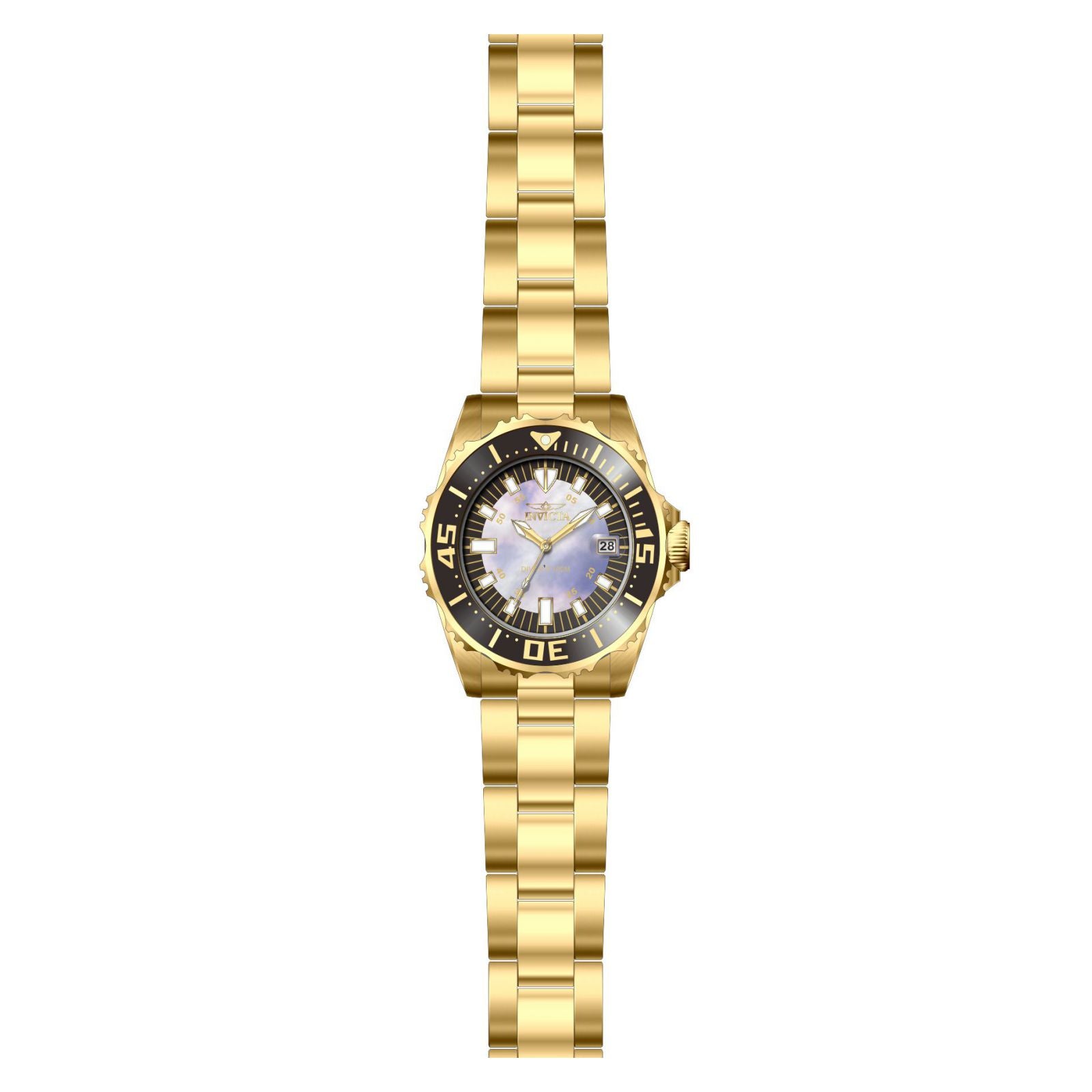 RELOJ  PARA MUJER INVICTA PRO DIVER 2962 - DORADO