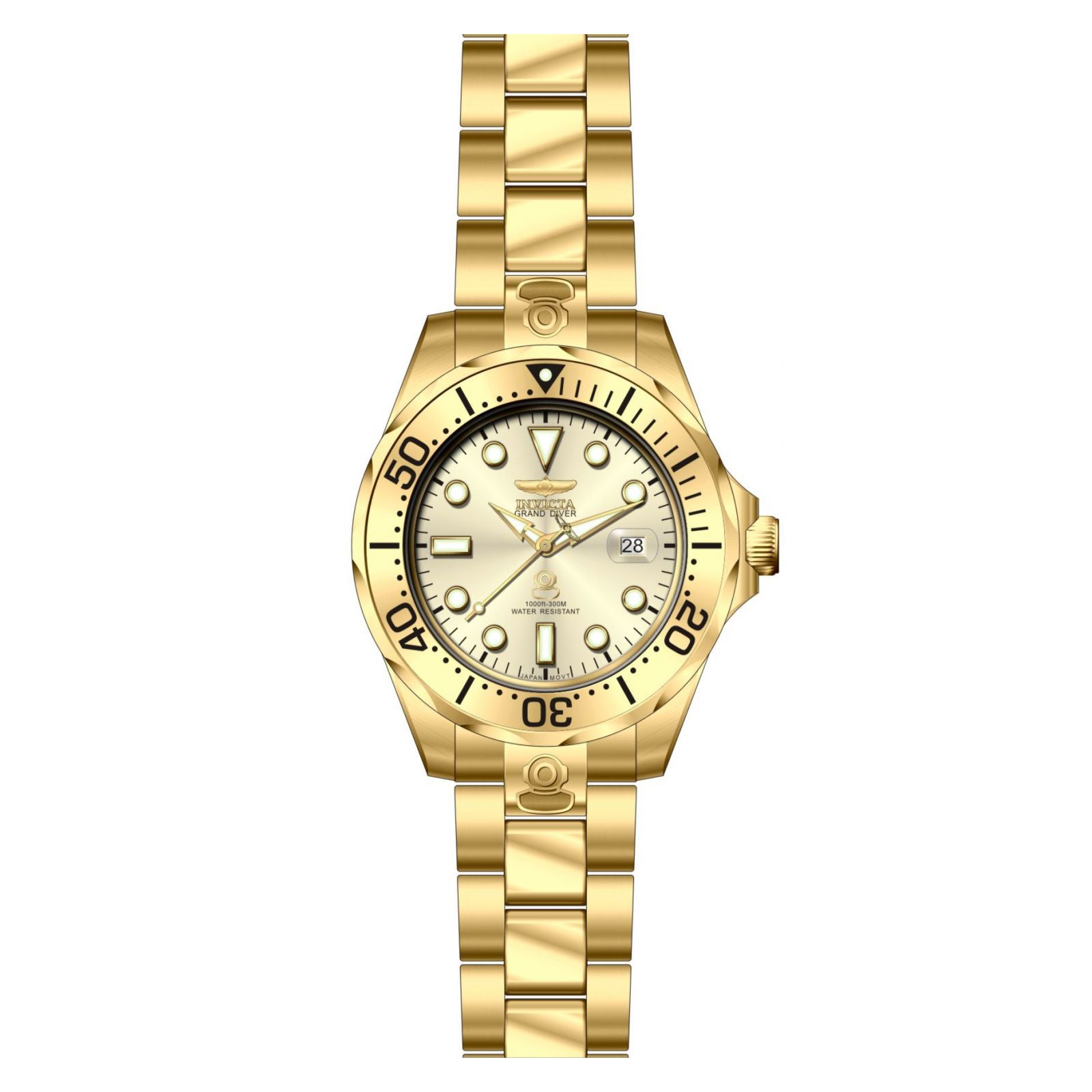 RELOJ  PARA HOMBRE INVICTA PRO DIVER 3051 - ORO