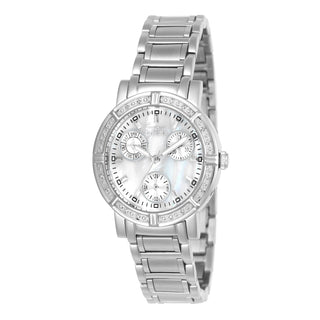 RELOJ  PARA MUJER INVICTA WILDFLOWER 4718 - PLATEADO
