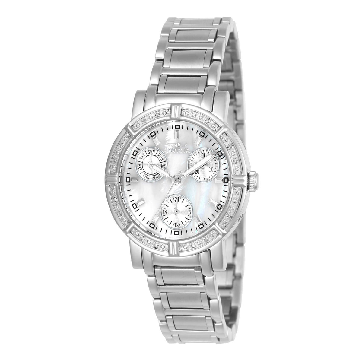 RELOJ  PARA MUJER INVICTA WILDFLOWER 4718 - PLATEADO