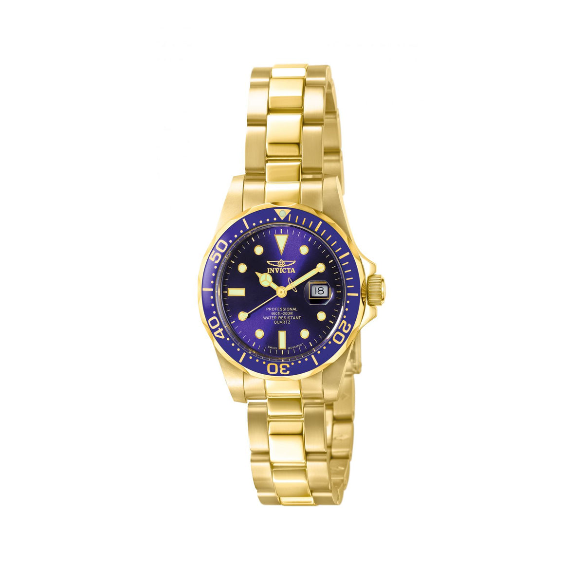 RELOJ  PARA MUJER INVICTA PRO DIVER 4870 - DORADO