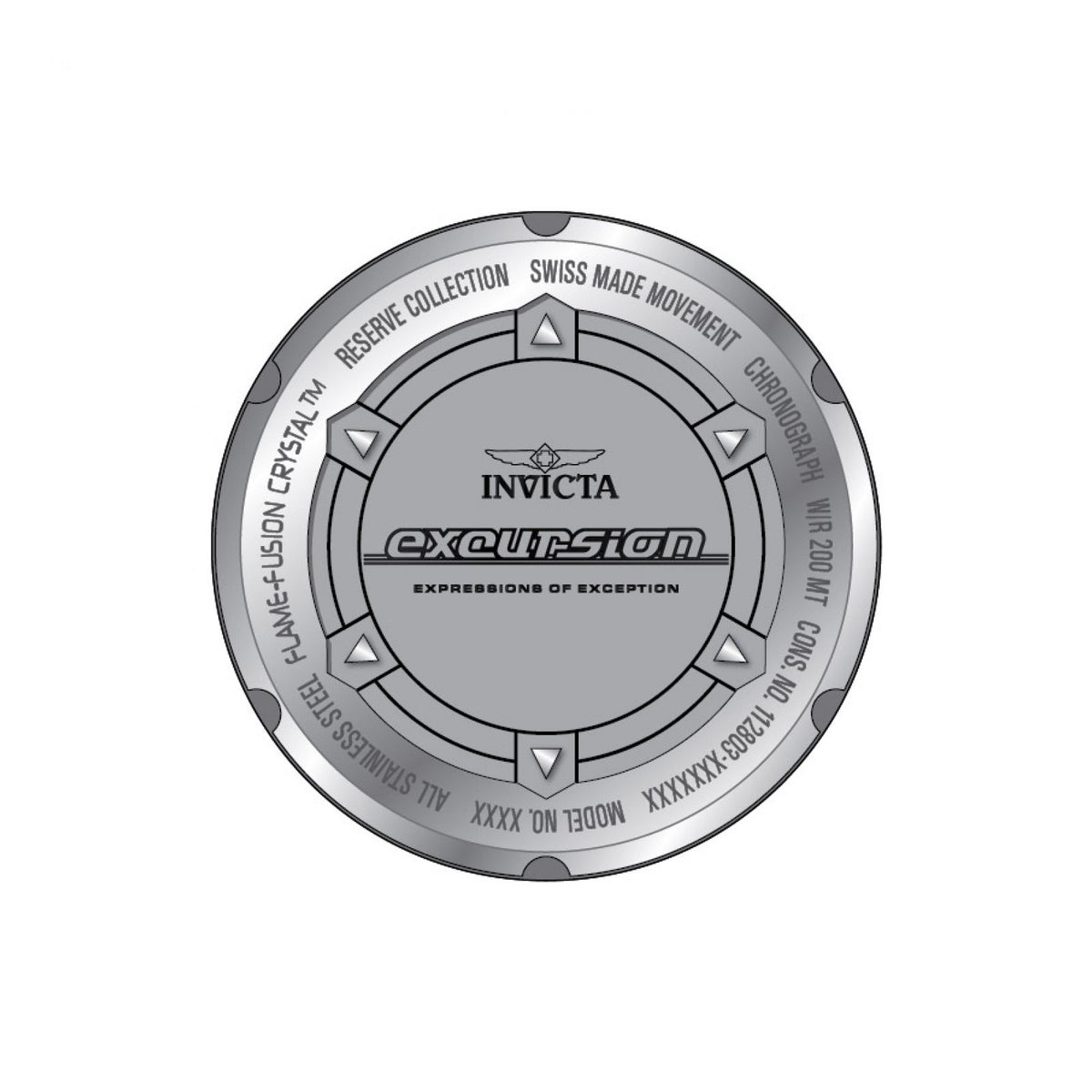 RELOJ  PARA HOMBRE INVICTA EXCURSION 5525 - ACERO