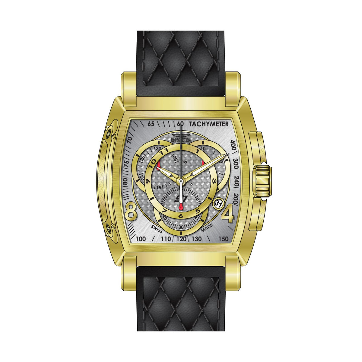 RELOJ CLÁSICO PARA HOMBRE INVICTA S1 RALLY 5662 - NEGRO
