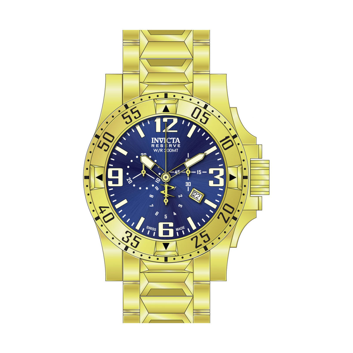 RELOJ  PARA HOMBRE INVICTA EXCURSION 5676 - ORO