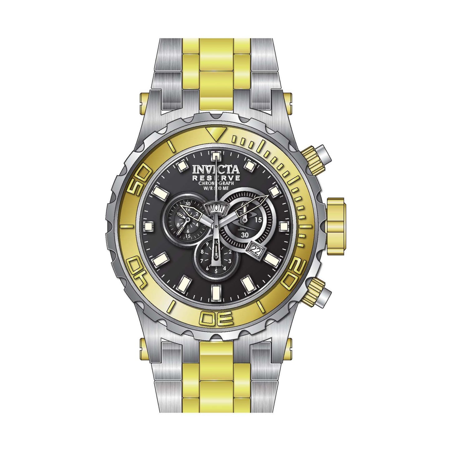 RELOJ  PARA HOMBRE INVICTA SUBAQUA 6898 - ORO