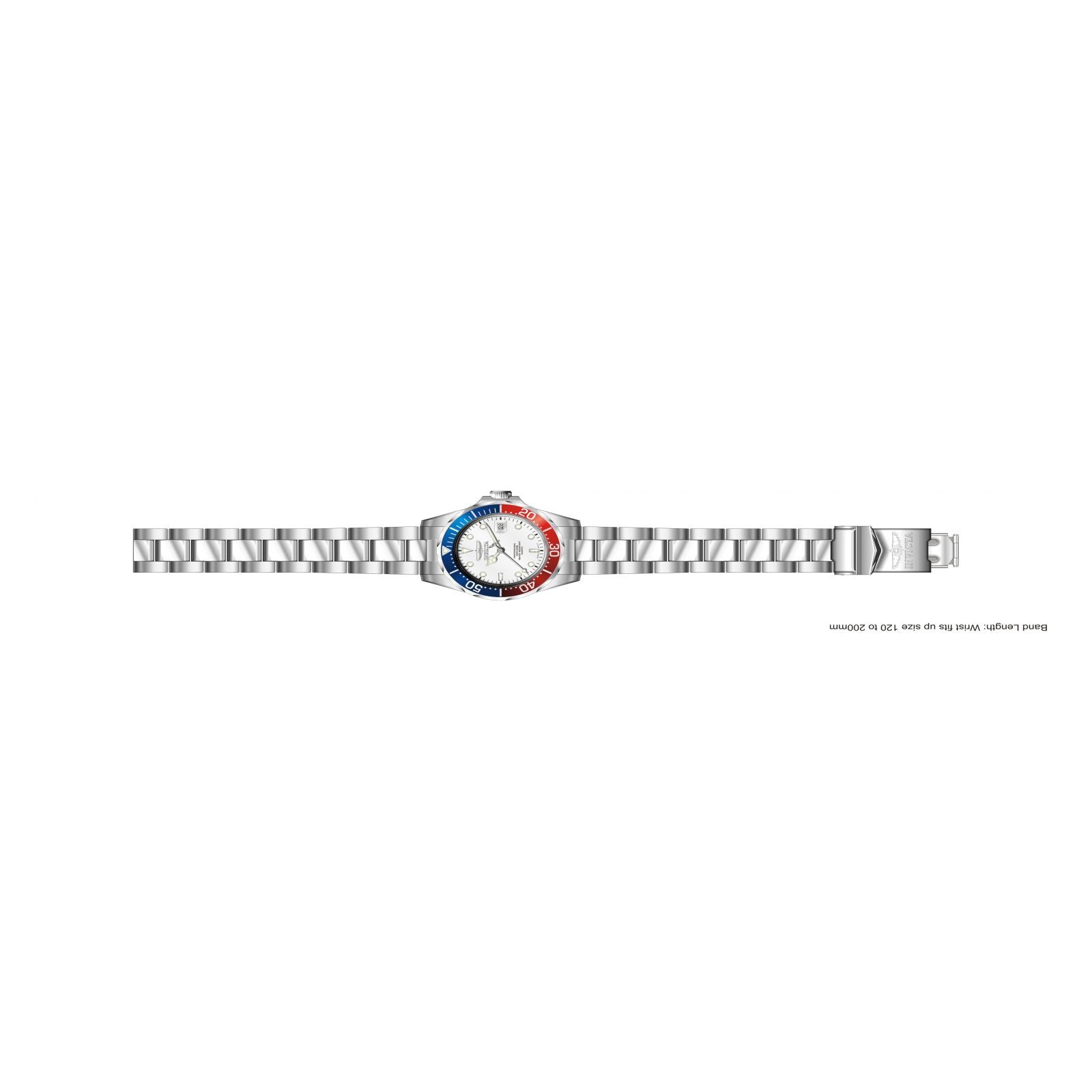 RELOJ  PARA HOMBRE  PRO DIVER INV 8933 - PLATEADO