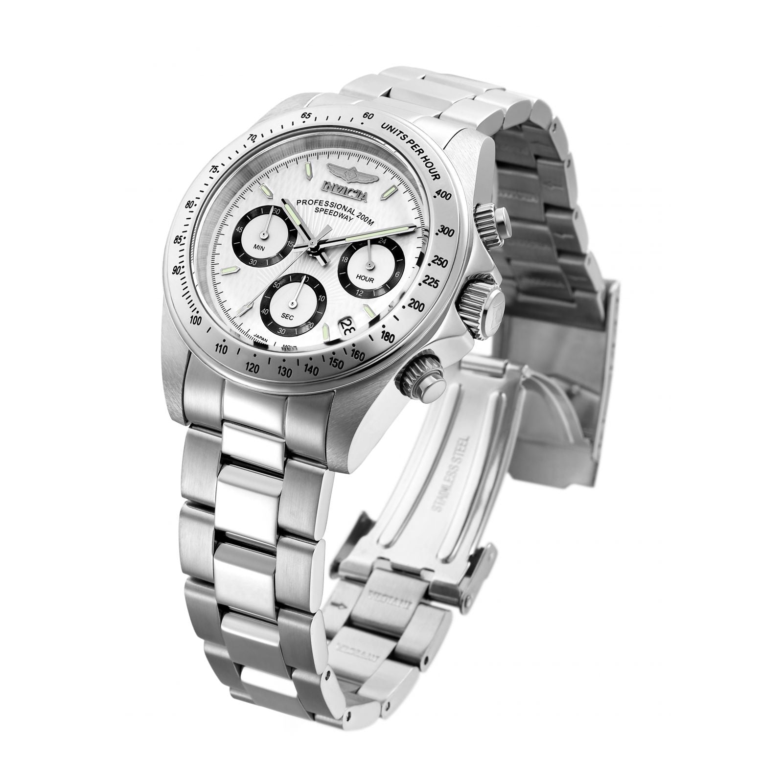 RELOJ  PARA HOMBRE INVICTA SPEEDWAY 9211 - PLATEADO