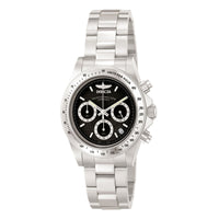 Reloj Invicta Speedway Mozha 9223 para Hombre – Cronógrafo en Acero Inoxidable Plateado con Dial Negro y Maquinaria Cuarzo (200m)
