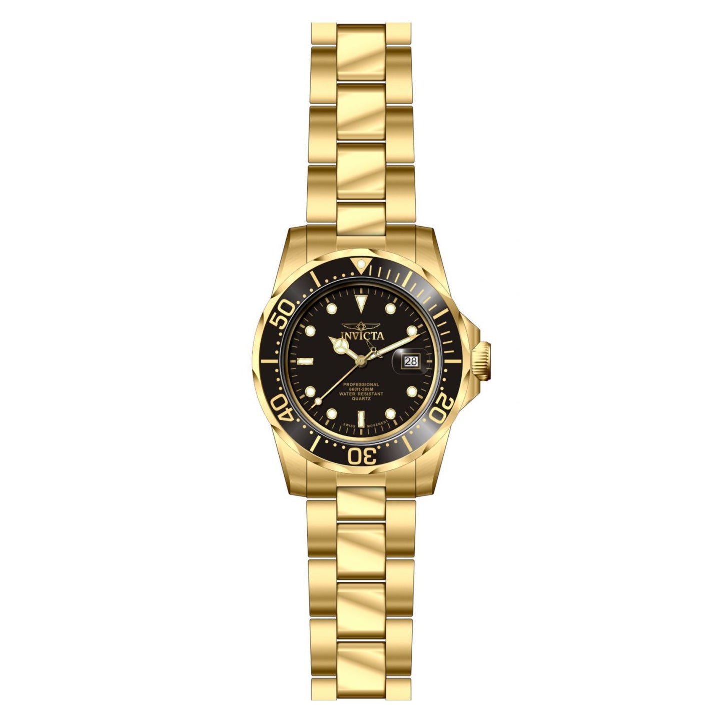 RELOJ  PARA HOMBRE INVICTA PRO DIVER 9311 - DORADO