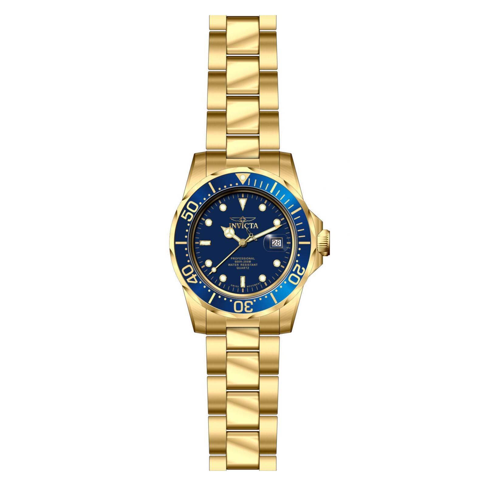 RELOJ PARA HOMBRE INVICTA PRO DIVER 9312 DORADO