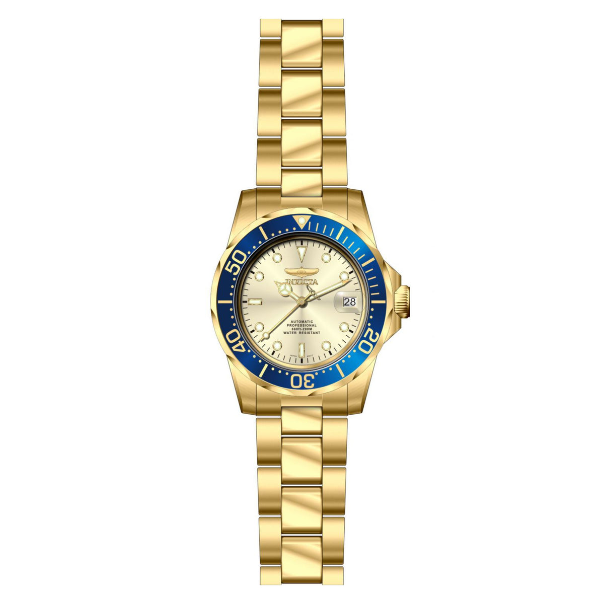 RELOJ  PARA HOMBRE INVICTA PRO DIVER 9743 - CHAMPÁN
