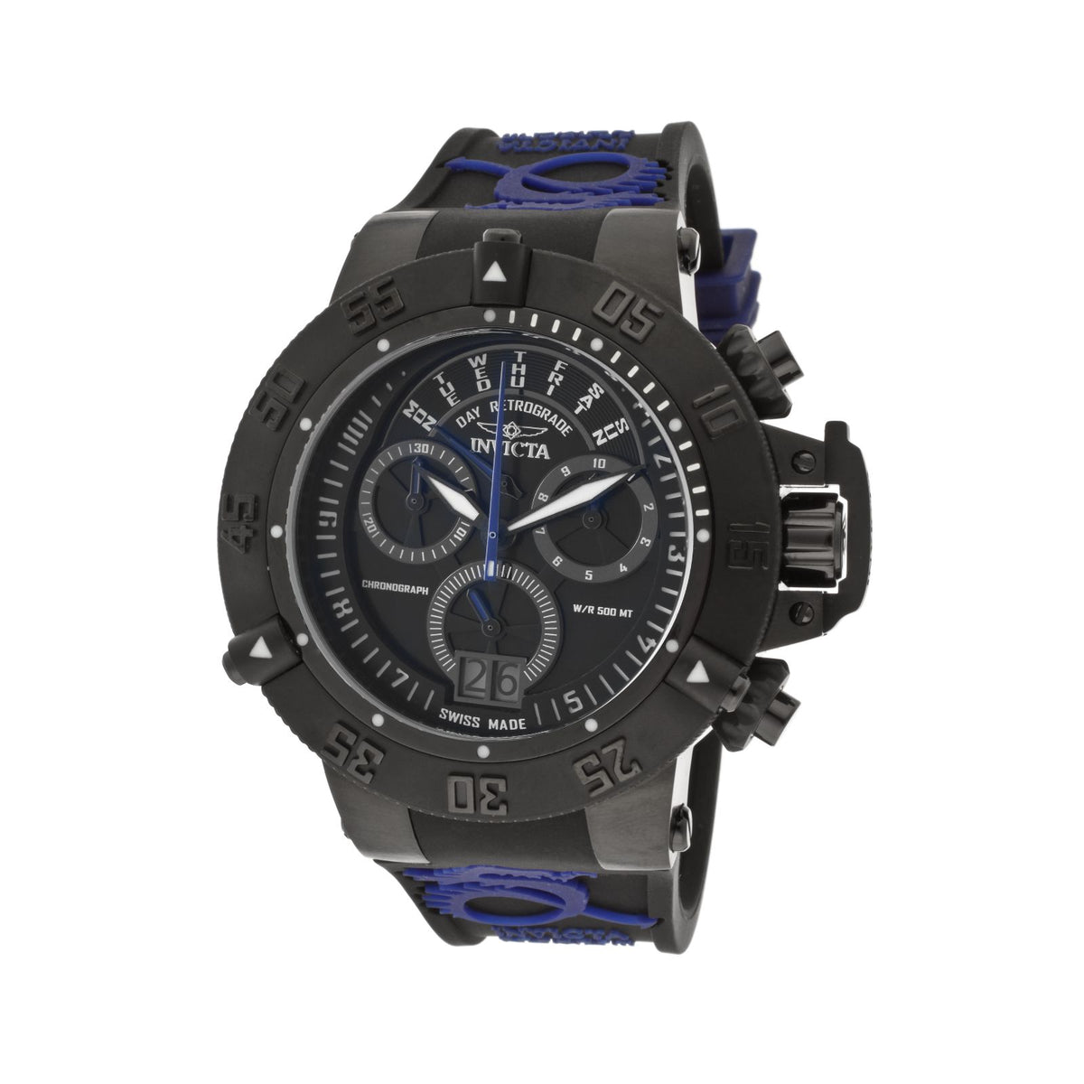 RELOJ DEPORTIVO PARA HOMBRE INVICTA SUBAQUA 10186 - AZUL NEGRO