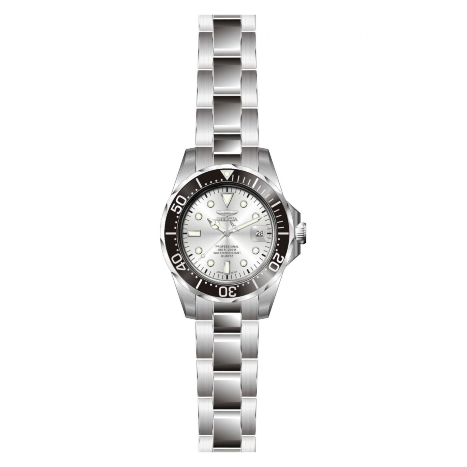 RELOJ  PARA HOMBRE INVICTA PRO DIVER 10662 - PLATEADO
