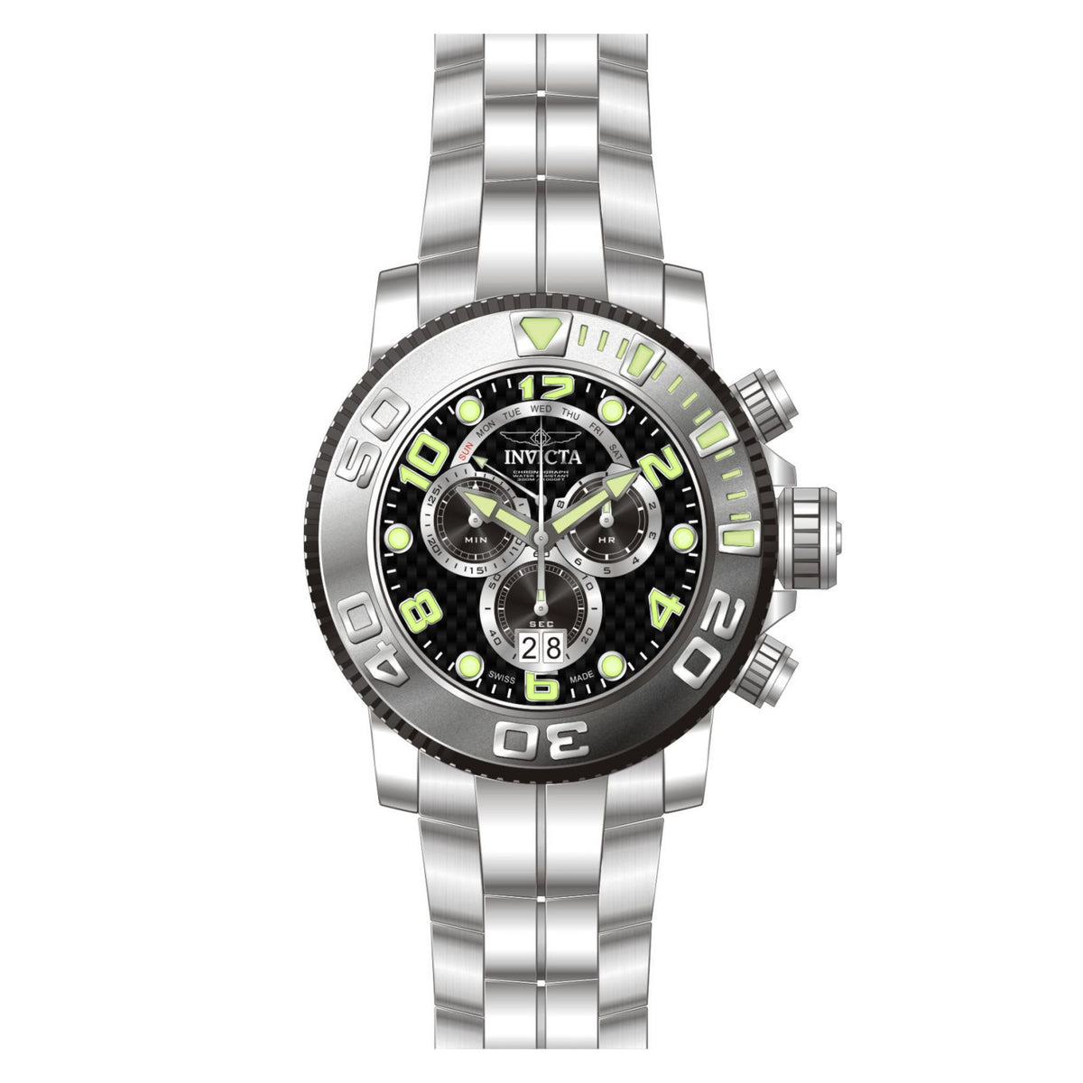 RELOJ  PARA HOMBRE INVICTA SEA HUNTER 10762 - ACERO
