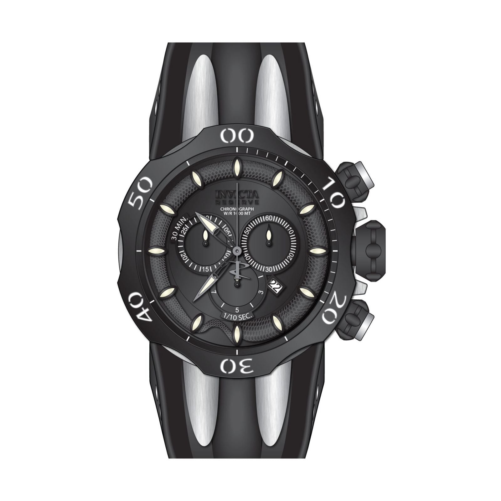 RELOJ DEPORTIVO PARA HOMBRE INVICTA RESERVE 10835 - NEGRO