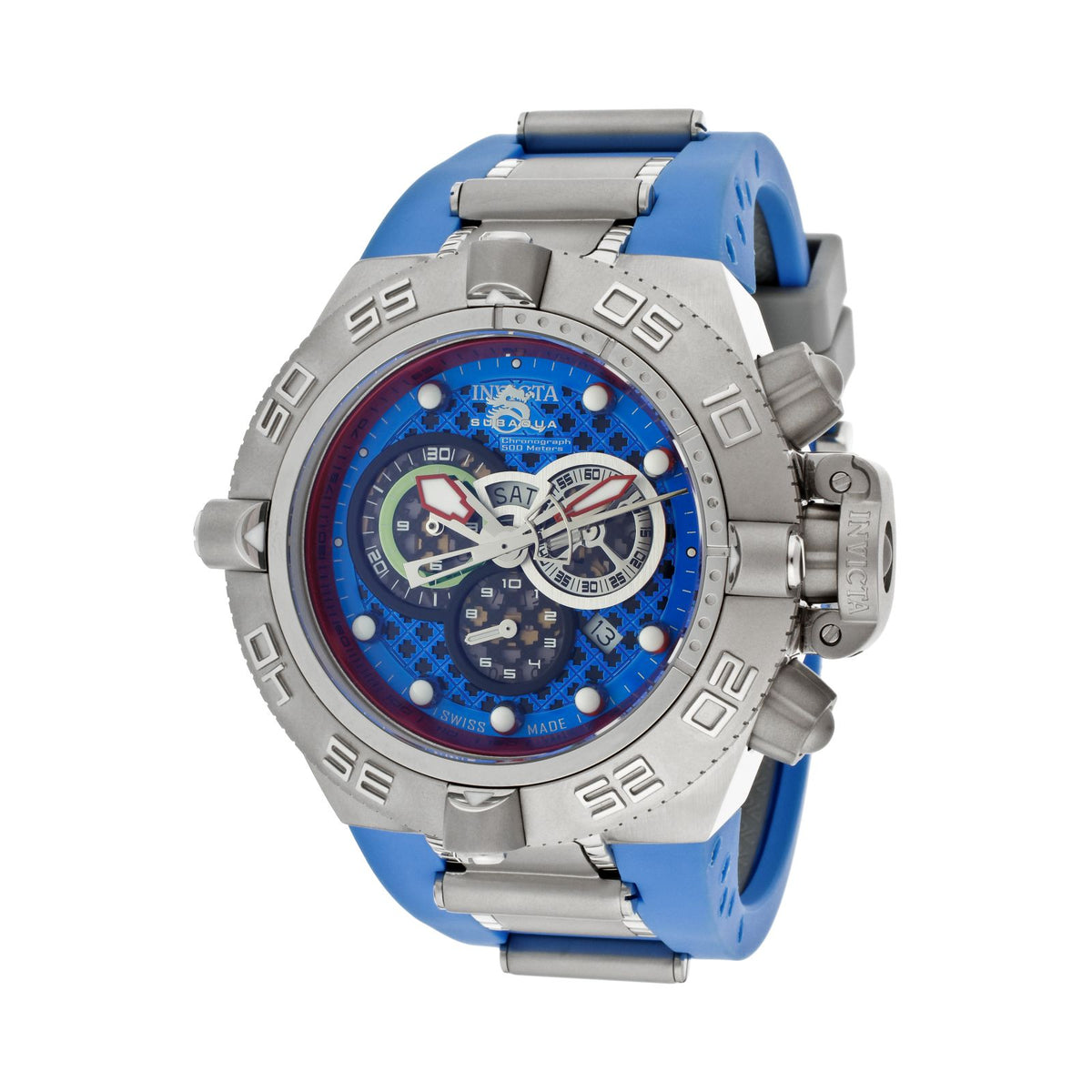 RELOJ DEPORTIVO PARA HOMBRE INVICTA SUBAQUA 10975 - ACERO, AZUL, GRIS