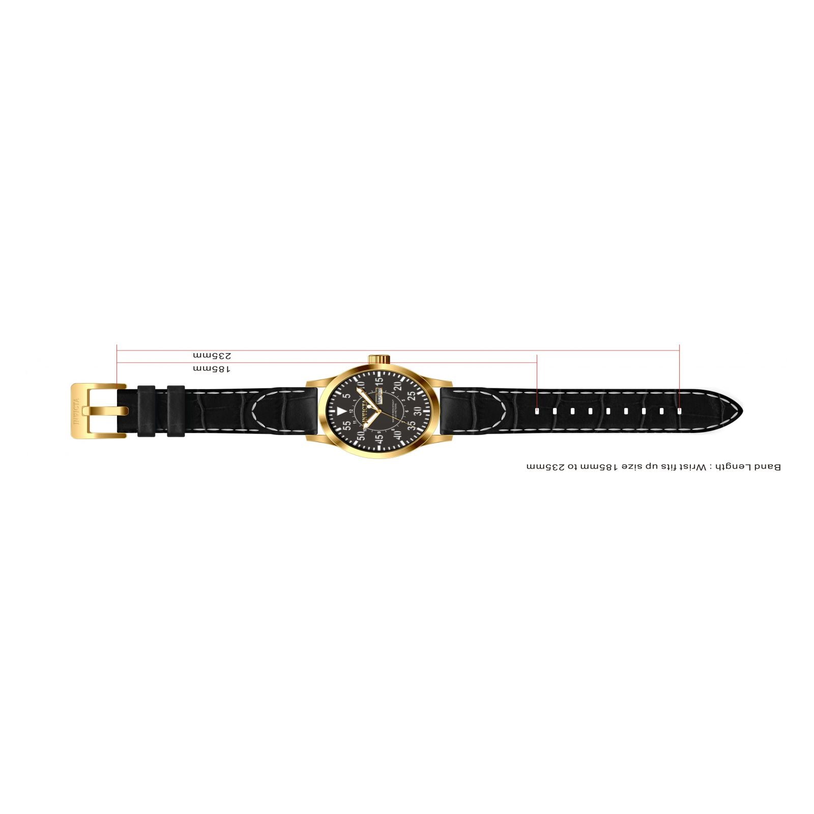 RELOJ CLÁSICO PARA HOMBRE INVICTA SPECIALTY 11190 - NEGRO