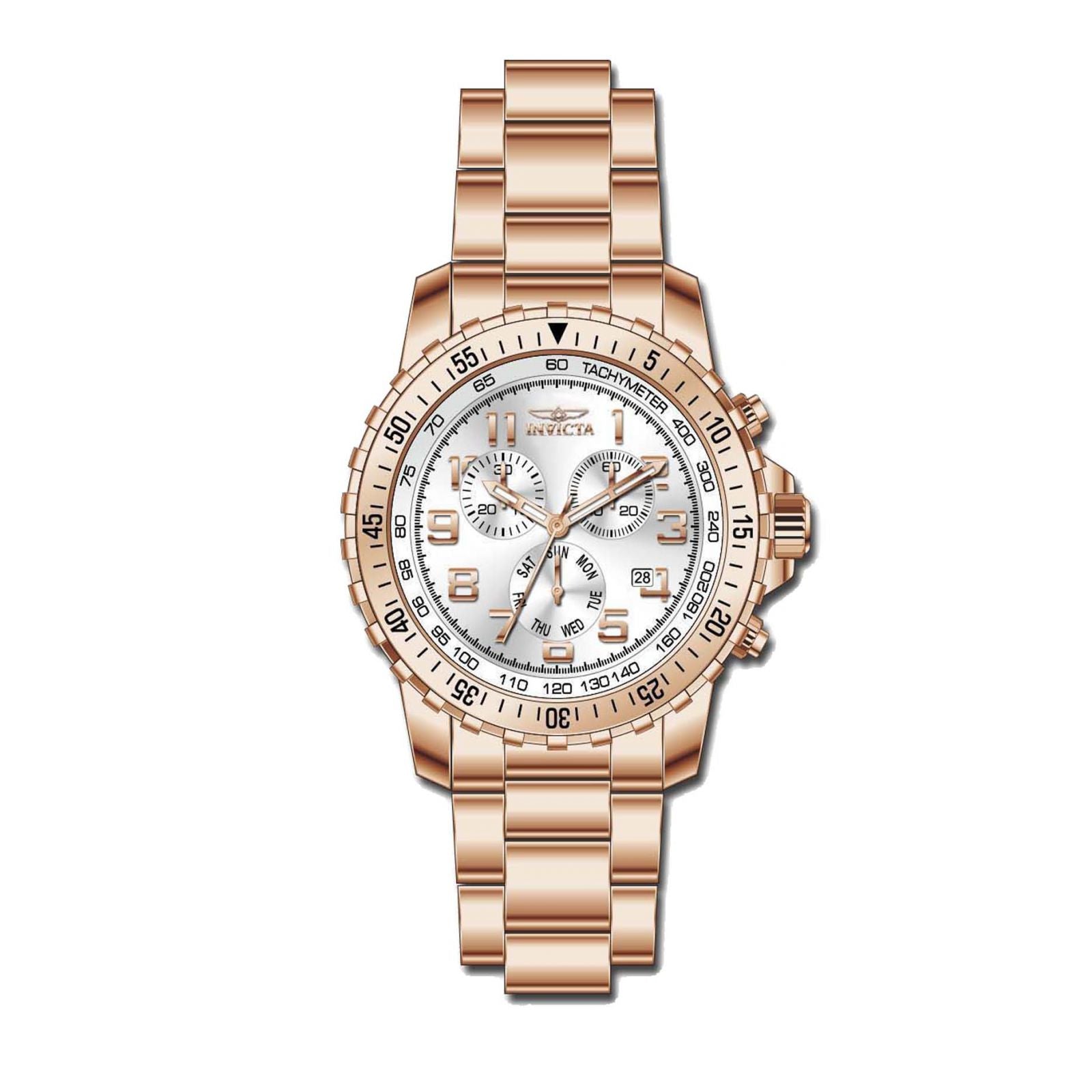 RELOJ CLÁSICO PARA HOMBRE INVICTA SPECIALTY 11368 - ORO ROSA