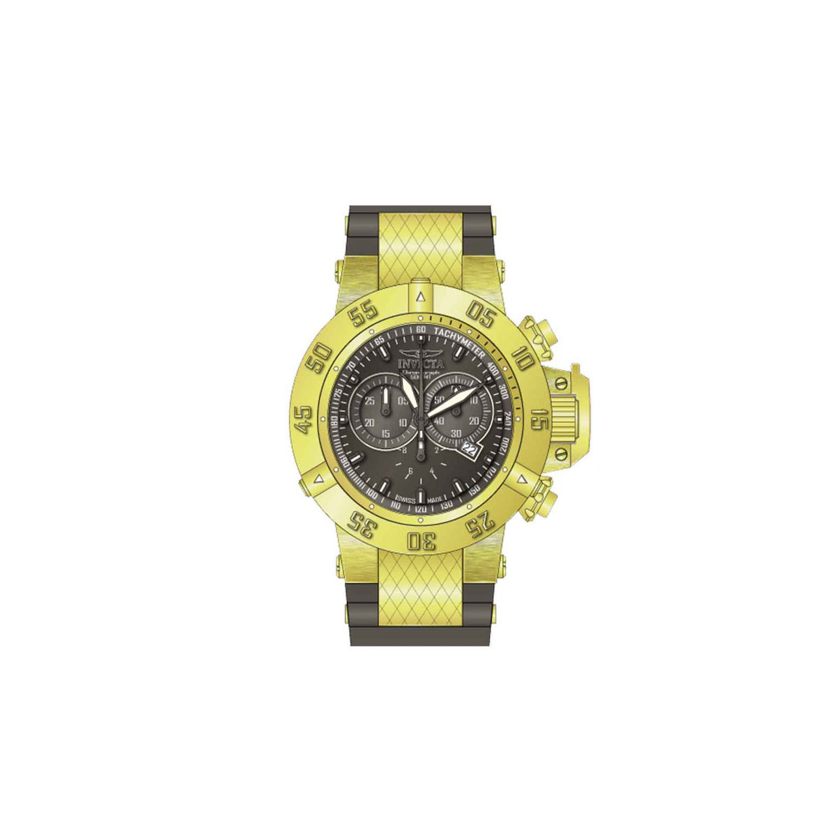 RELOJ  PARA HOMBRE INVICTA SUBAQUA 11834 - ORO GRIS