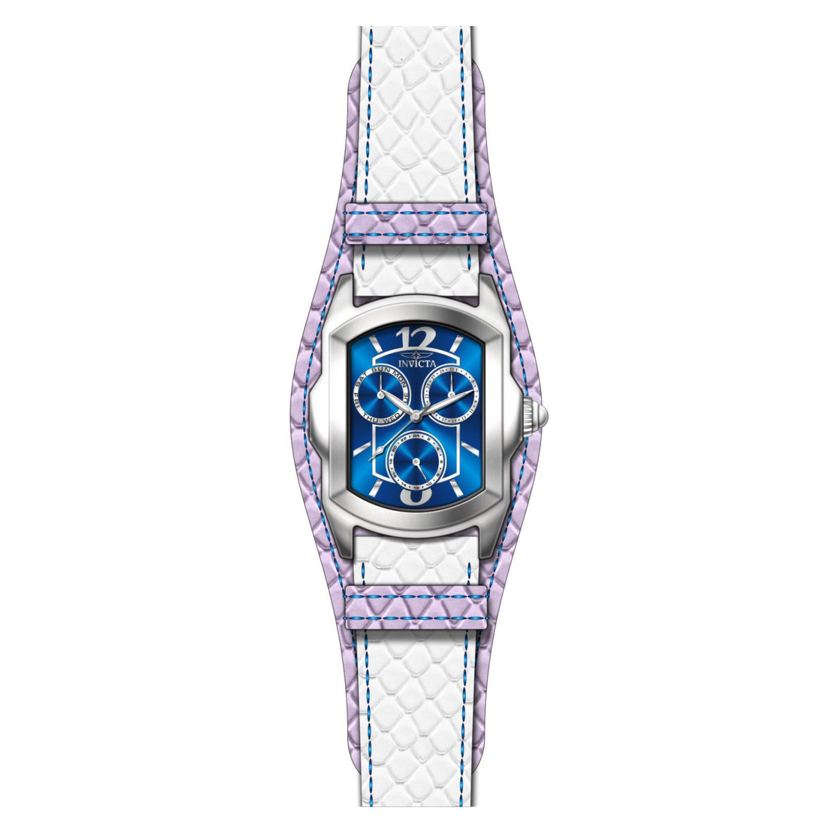 RELOJ CLÁSICO PARA MUJER INVICTA LUPAH 12261 - BLANCO, PÚRPURA