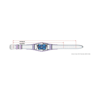 RELOJ CLÁSICO PARA MUJER INVICTA LUPAH 12261 - BLANCO, PÚRPURA
