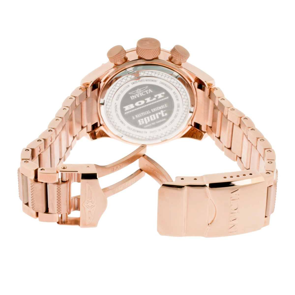 RELOJ  PARA MUJER INVICTA BOLT 12460 - ORO ROSA
