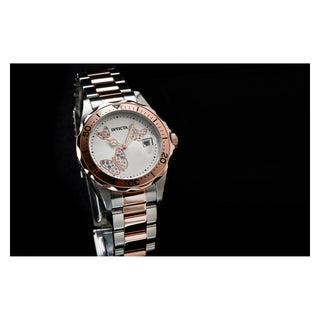 RELOJ  PARA MUJER INVICTA ANGEL 12504 - ORO ROSA, ACERO