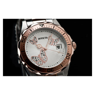 RELOJ  PARA MUJER INVICTA ANGEL 12504 - ORO ROSA, ACERO