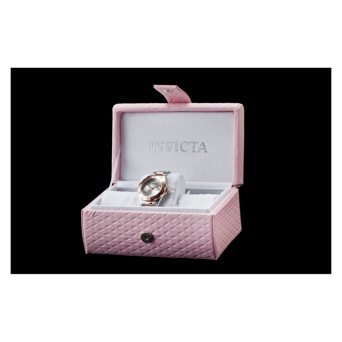 RELOJ  PARA MUJER INVICTA ANGEL 12504 - ORO ROSA, ACERO