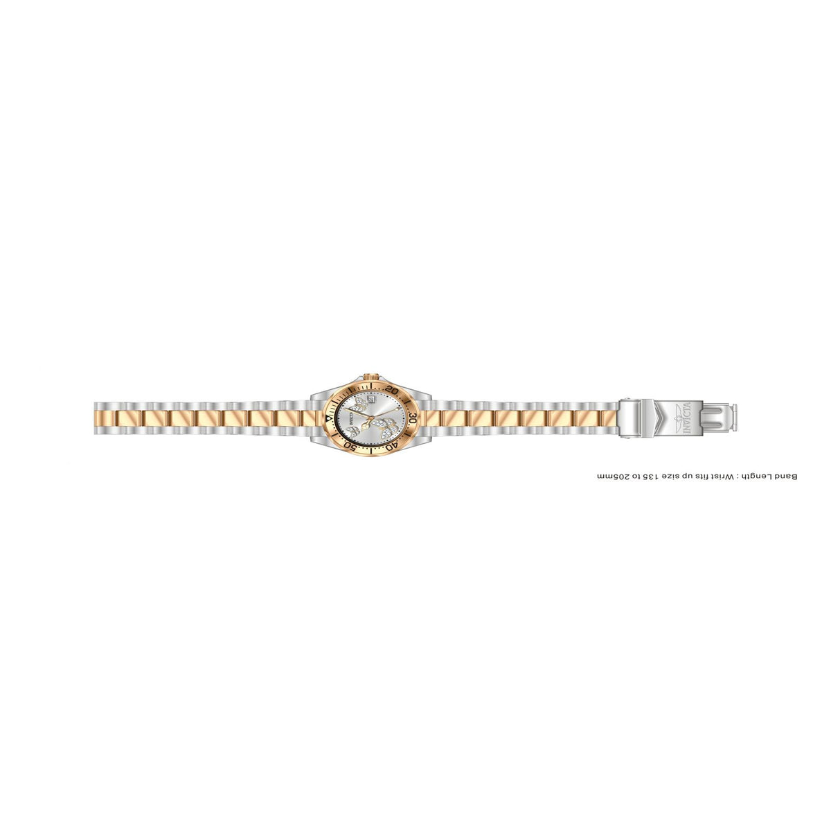 RELOJ  PARA MUJER INVICTA ANGEL 12504 - ORO ROSA, ACERO