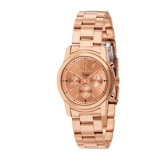 RELOJ  PARA MUJER INVICTA ANGEL 12509 - ORO ROSA