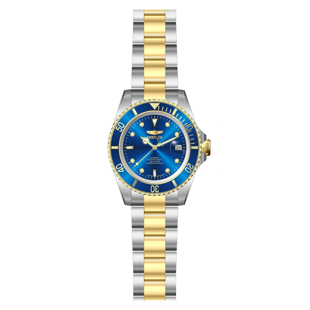 RELOJ  PARA HOMBRE INVICTA PRO DIVER 9938OB - ACERO, ORO