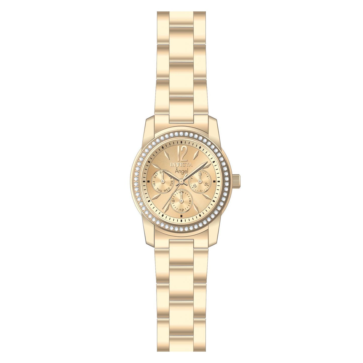 RELOJ  PARA MUJER INVICTA ANGEL 11774 - ORO ROSA