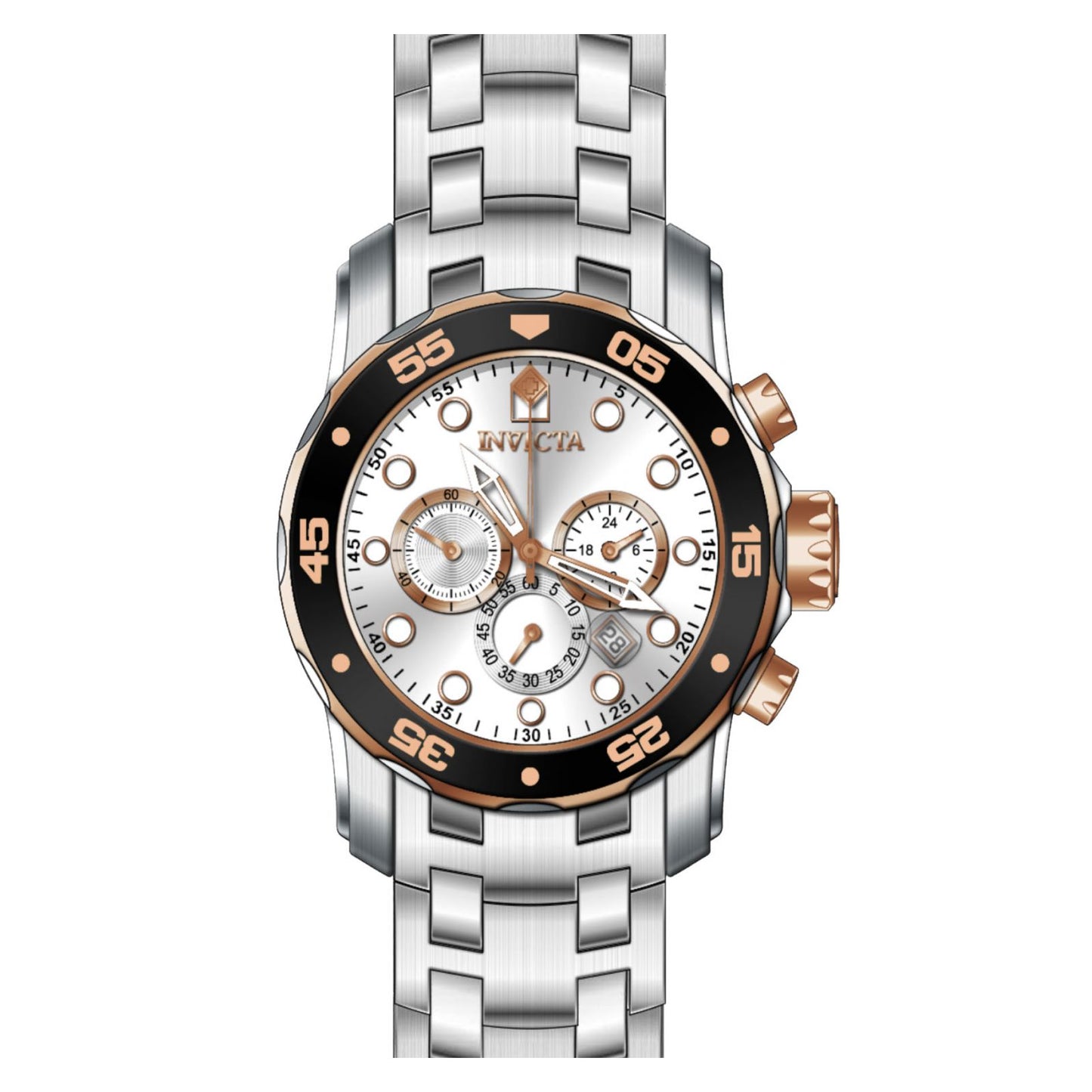 RELOJ  PARA HOMBRE INVICTA PRO DIVER 80037 - PLATEADO