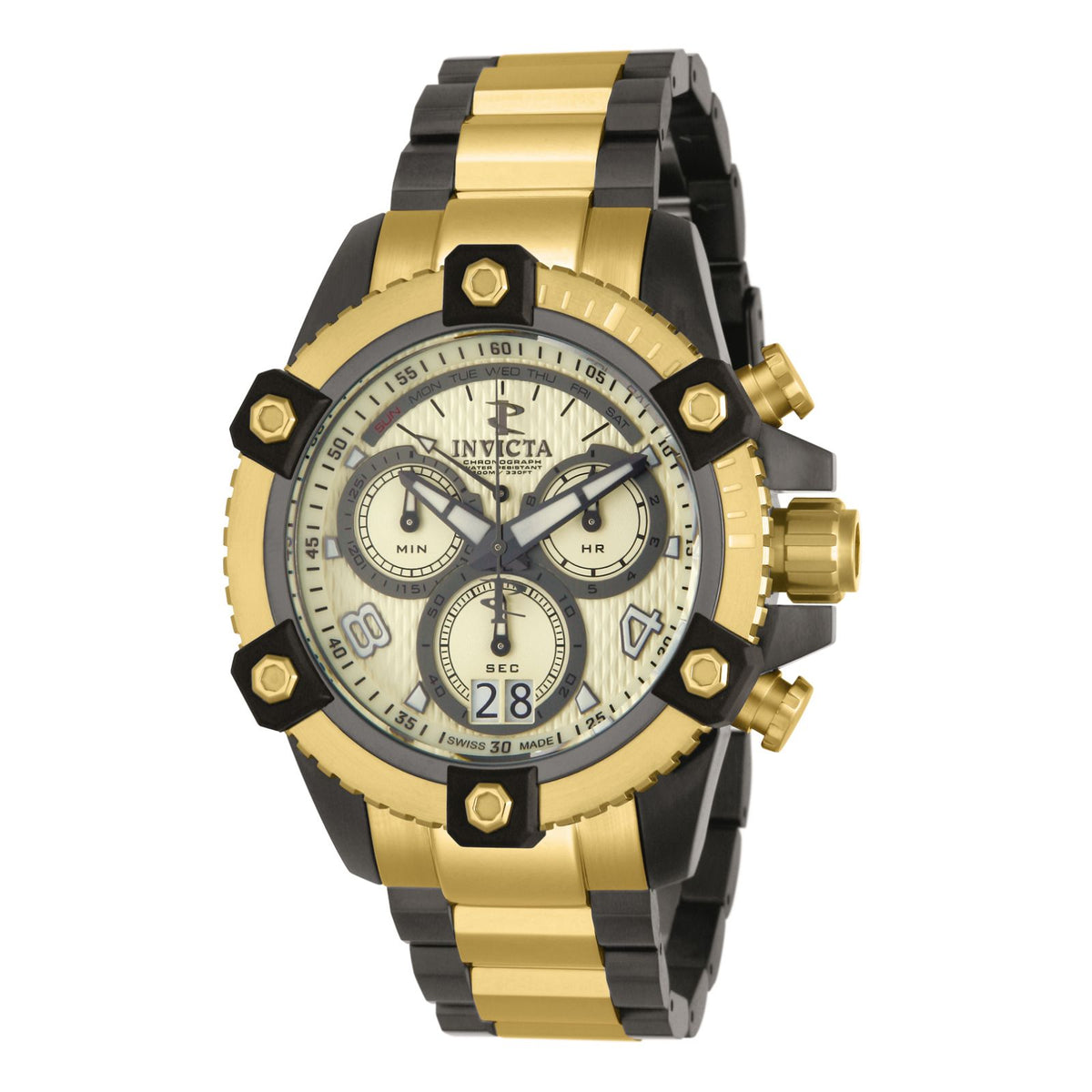 RELOJ  PARA HOMBRE INVICTA RESERVE 12985 - ORO, BRONCE